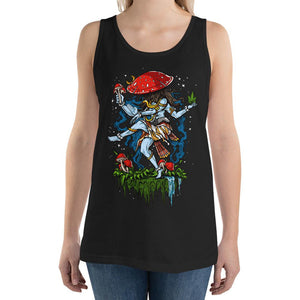 Psychedelic Shiva Tank, Shiva Clothes, Hippie Tank, Magic Mushrooms Tank, Shiva Clothing, Psychedelic Clothing - Psychonautica