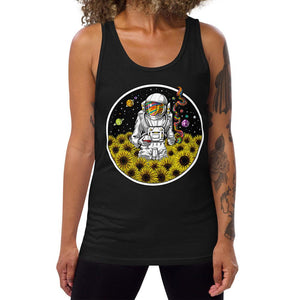 Psychedelic Astronaut Tank, Psychedelic Tank, Stoner Tank, Trippy Tank, Psychedelic Clothes, Psychedelic Clothing - Psychonautica Store