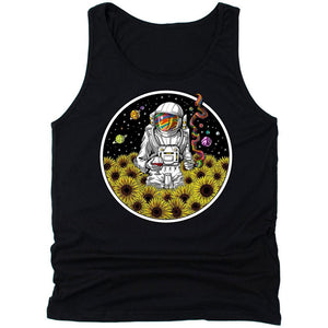 Psychedelic Astronaut Tank, Psychedelic Tank, Hippie Tank Top, Stoner Tank, Trippy Tank, Psychedelic Clothes, Festival Clothing - Psychonautica Store