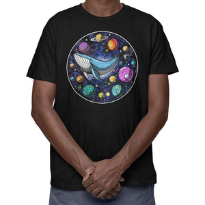 Psychedelic Whale T-Shirt, Trippy Whale Shirt, Space Whale Shirt, Whale Clothing, Whale Clothes - Psychonautica Store