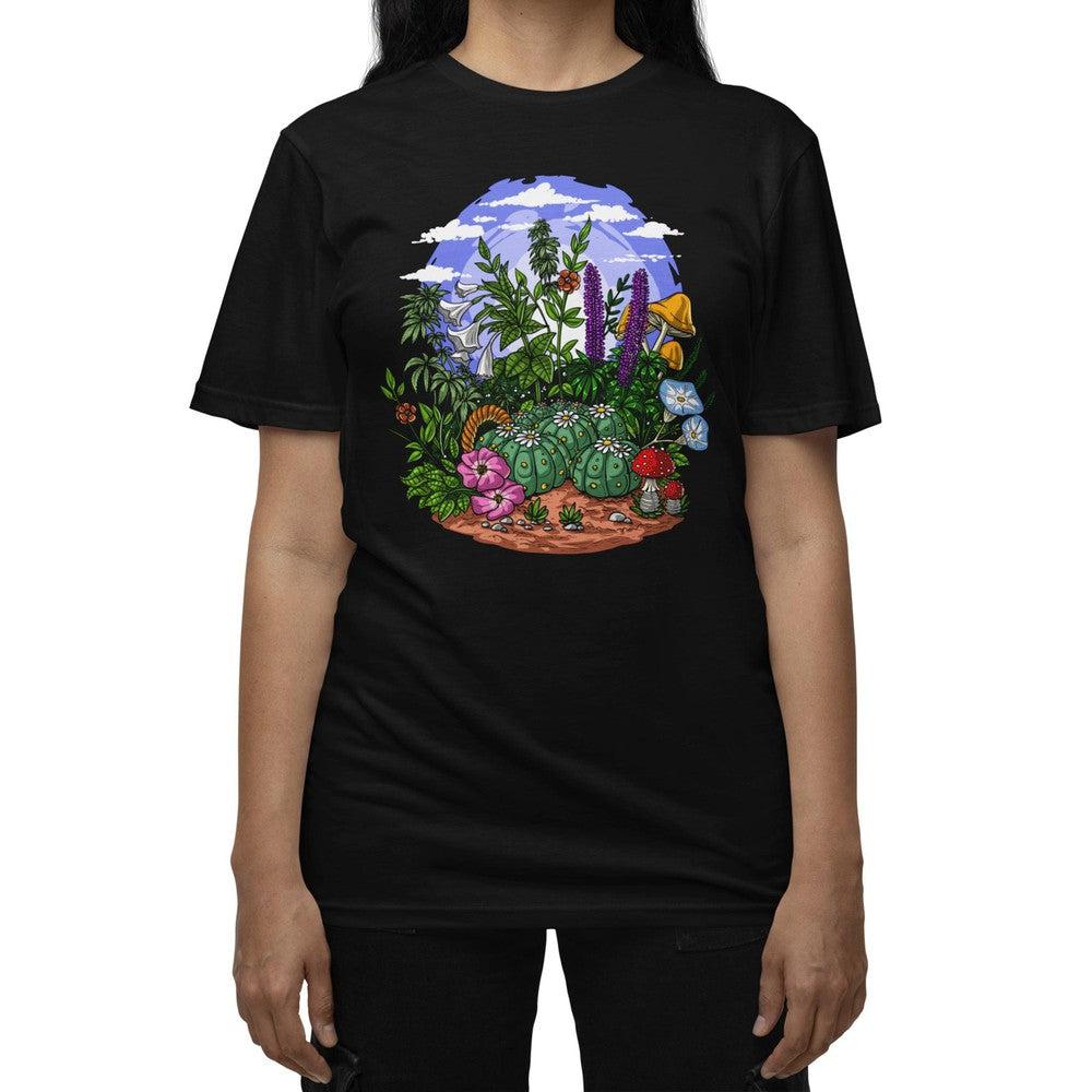 VIPwees 'Lunatics Are On The Grass' Men's Organic Cotton T-Shirt - Musician Caricature Fan Art