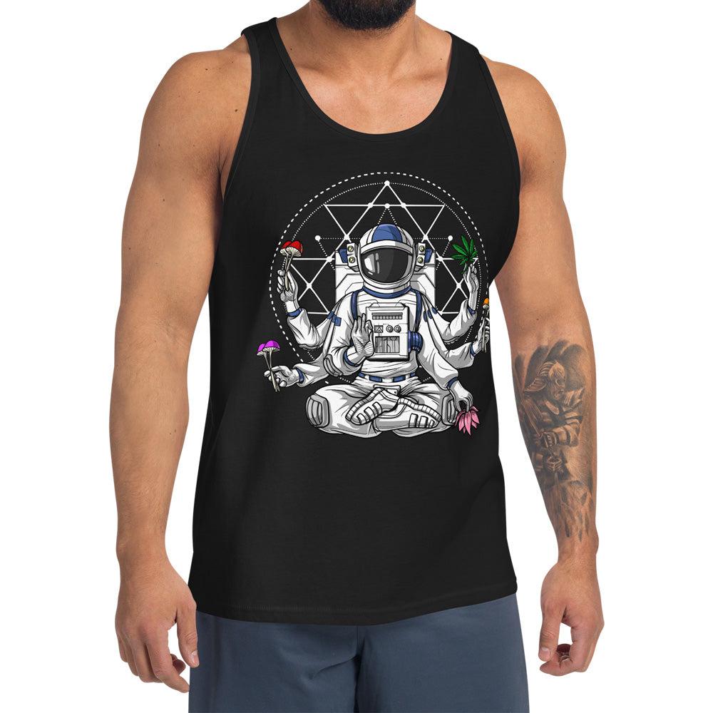 Psychonaut Tank, Psychedelic Astronaut Tank, Astronaut Tank, Stoner Tank, Psychonaut Clothes, Psychedelic Clothing, Stoner Clothes - Psychonautica Store