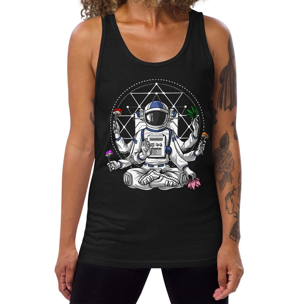 Psychonaut Tank, Psychedelic Astronaut Tank, Astronaut Tank, Stoner Tank, Psychonaut Clothes, Psychedelic Clothing, Stoner Clothes - Psychonautica Store