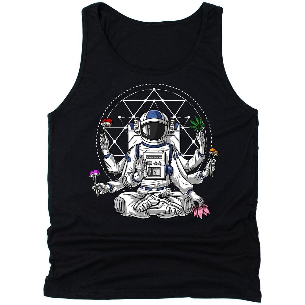 Psychonaut Tank, Psychedelic Astronaut Tank, Astronaut Tank, Stoner Tank, Psychonaut Clothes, Psychedelic Clothing, Stoner Clothes - Psychonautica Store