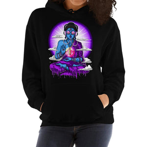 Psytrance Hoodie, Psychedelic Hoodie, Buddha Hoodie, Trippy Hoodie, EDM Clothing, Festival Clothes, Festival Clothing - Psychonautica Store