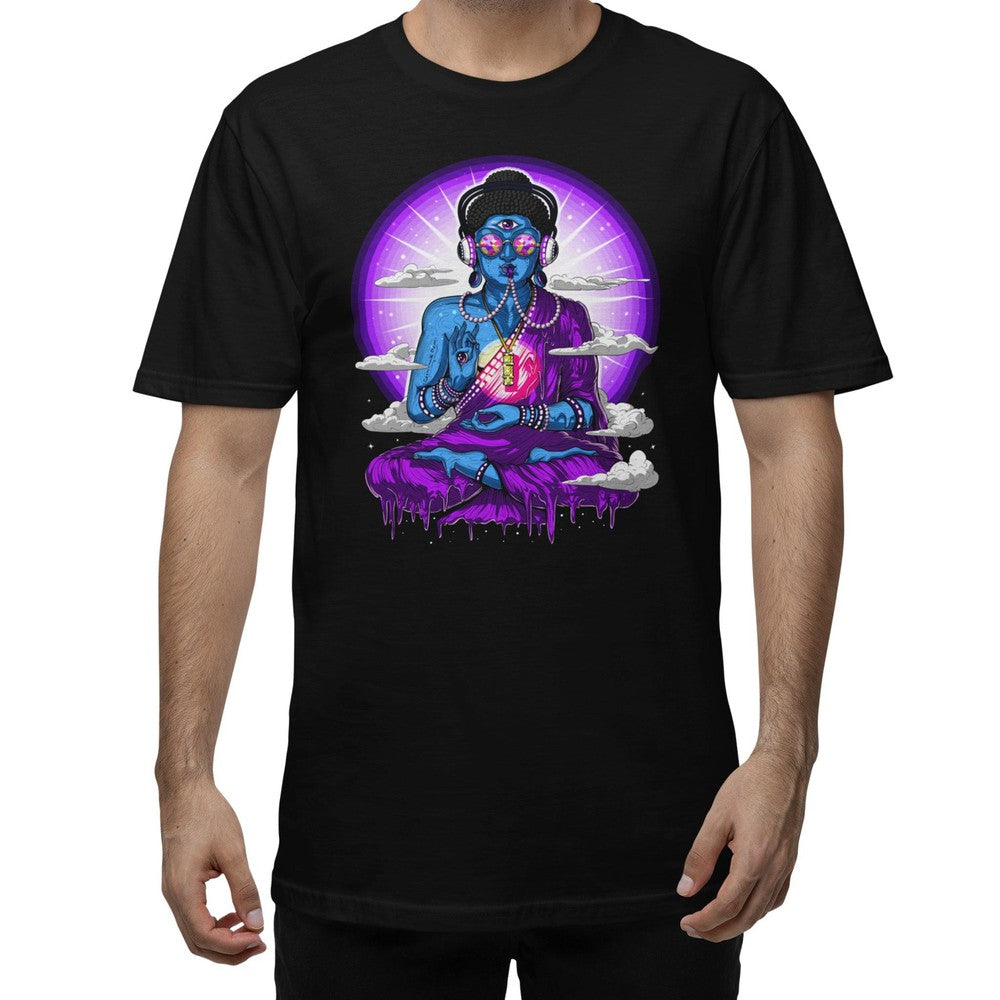 Psytrance Shirt, Psychedelic Shirt, Buddha Shirt, Trippy Shirt, EDM Shirt, Festival Clothes, Festival Clothing - Psychonautica Store