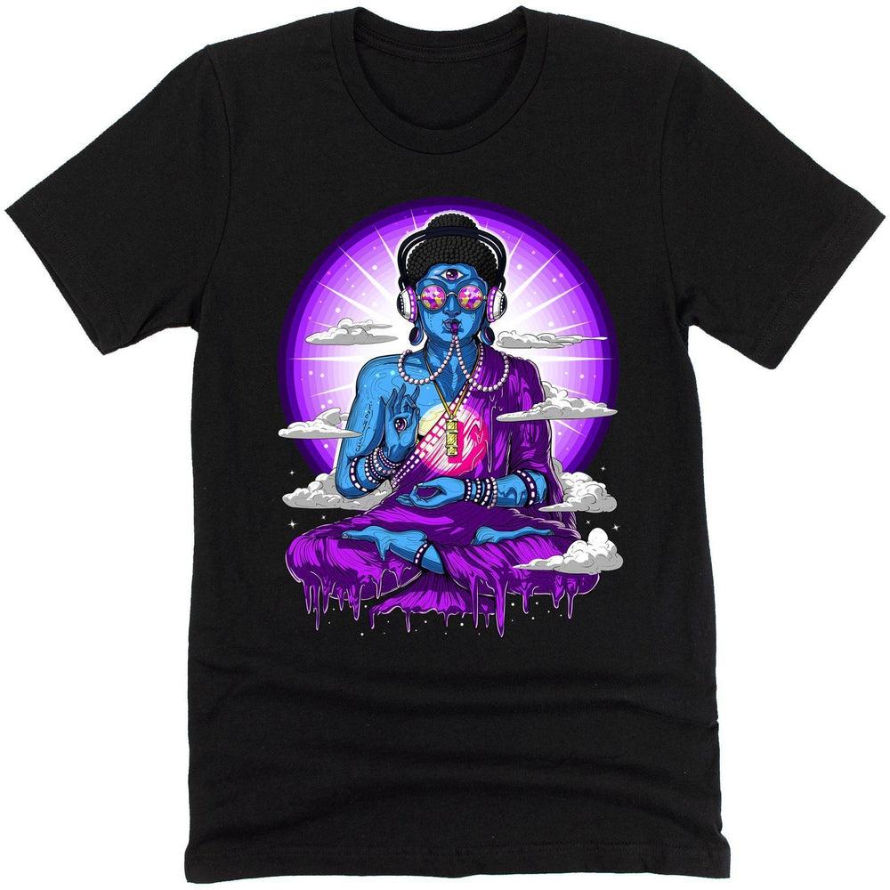 Psychedelic Psytrance Buddha Music Festival T-Shirt Psychonautica