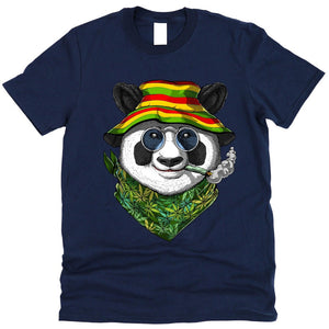 Panda Bear Shirt, Weed Shirts, Hippie Shirt, Stoner Clothes, Cannabis Tee, Stoner Clothing, Panda Clothes - Psychonautica Store