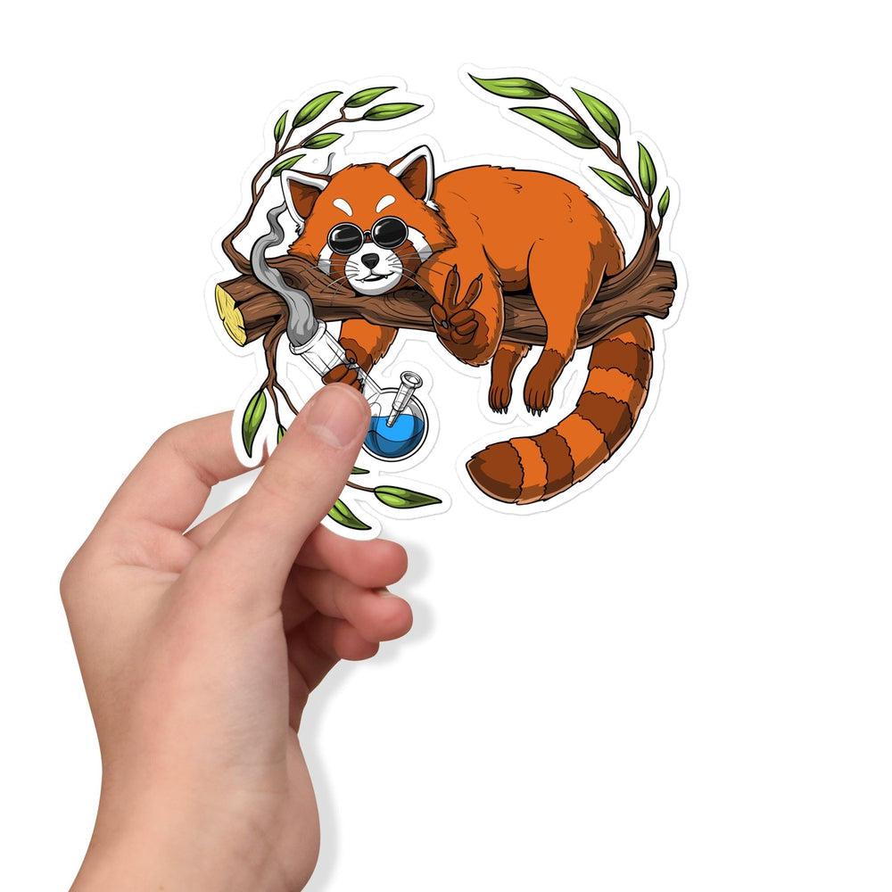 Red Panda Stickers, Stoner Stickers, Weed Sticker, Cannabis Stickers, Marijuana Stickers, Stoner Decal, Red Panda Gifts - Psychonautica Store