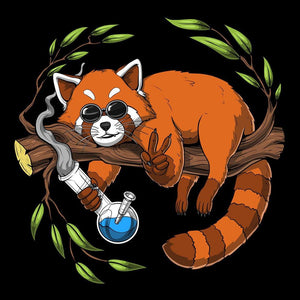 Red Panda Shirt, Weed Shirt, Hippie Shirt, Red Panda Clothes, Stoner Shirts, Red Panda Apparel, Stoner Clothes, Red Panda Tees - Psychonautica Store