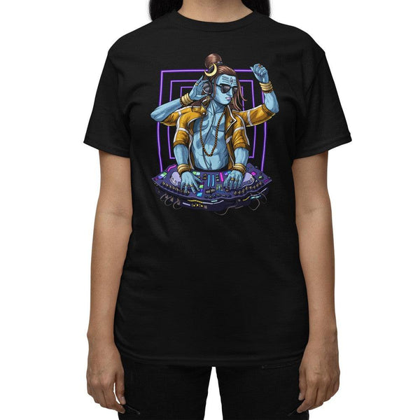 Shiva Psychedelic Psytrance EDM Music DJ T-Shirt - Psychonautica