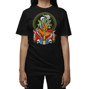 Skeleton Weed Shirt, Buddha Weed Shirt, Stoner T-Shirt, Weed Clothes, Weed Clothing, Cannabis Apparel, Stoner Clothing, Marijuana T-Shirt - Psychonautica Store