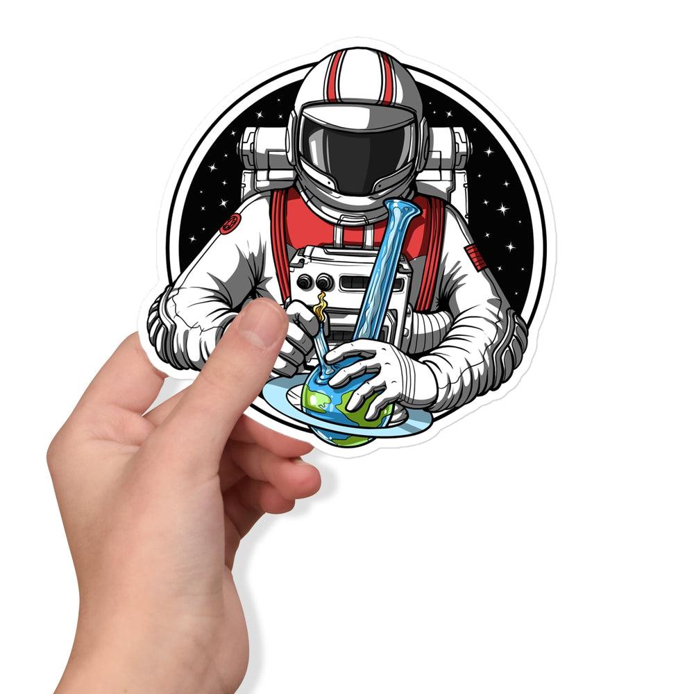 Stoner Astronaut Sticker, Psychedelic Sticker, Astronaut Decals, Weed Stickers, Stoner Decals, Marijuana Sticker, Cannabis Stickers, Stoner Gifts - Psychonautica Store