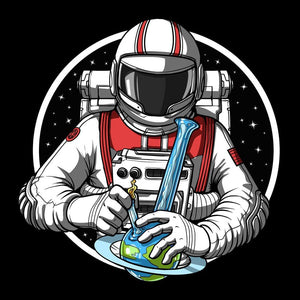 Astronaut Weed T-Shirt, Mens Weed Shirt, Stoner Shirt, Weed Clothes, Stoner Clothing, Cannabis Shirt - Psychonautica Store