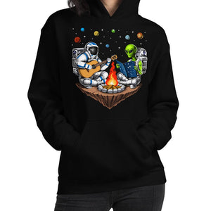 Space Alien Hoodie, Alien Astronaut Hoodie, Space Camp Sweatshirt, Space Astronaut Hoodies, Funny Aliens Hoodie, Extraterrestrial Clothing - Psychonautica Store