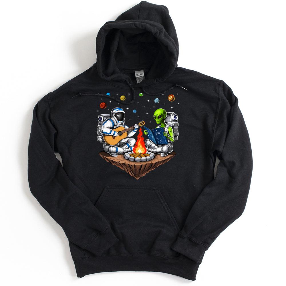 Space Alien Hoodie, Alien Astronaut Hoodie, Space Camp Sweatshirt, Space Astronaut Hoodies, Funny Aliens Hoodie, Extraterrestrial Clothing - Psychonautica Store