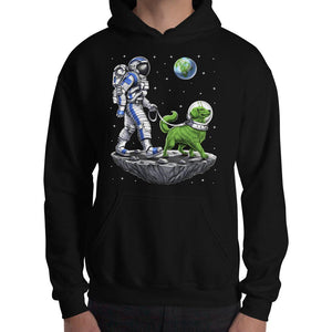 Alien Dog Hoodie, Astronaut Walking Dog Hoodie, Space Astronaut Mens Hoodie, Funny Alien Dog Clothes, Space Dog Walk Sweatshirt - Psychonautica Store