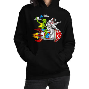 Magic Mushrooms Hoodie, Psychedelic Hoodie, Hippie Hoodie, Psychedelic Clothing, Psychonaut Clothing, Festival Clothing - Psychonautica Store