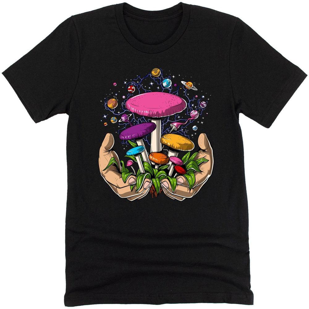 Magic Mushrooms Shirt, Trippy Shirt, Hippie Shirt, Psychedelic T-Shirt, Hippie Clothes, Festival Clothing, Psilocybin Mushrooms, Shroms Shirt, Fungi Tee - Psychonautica Store