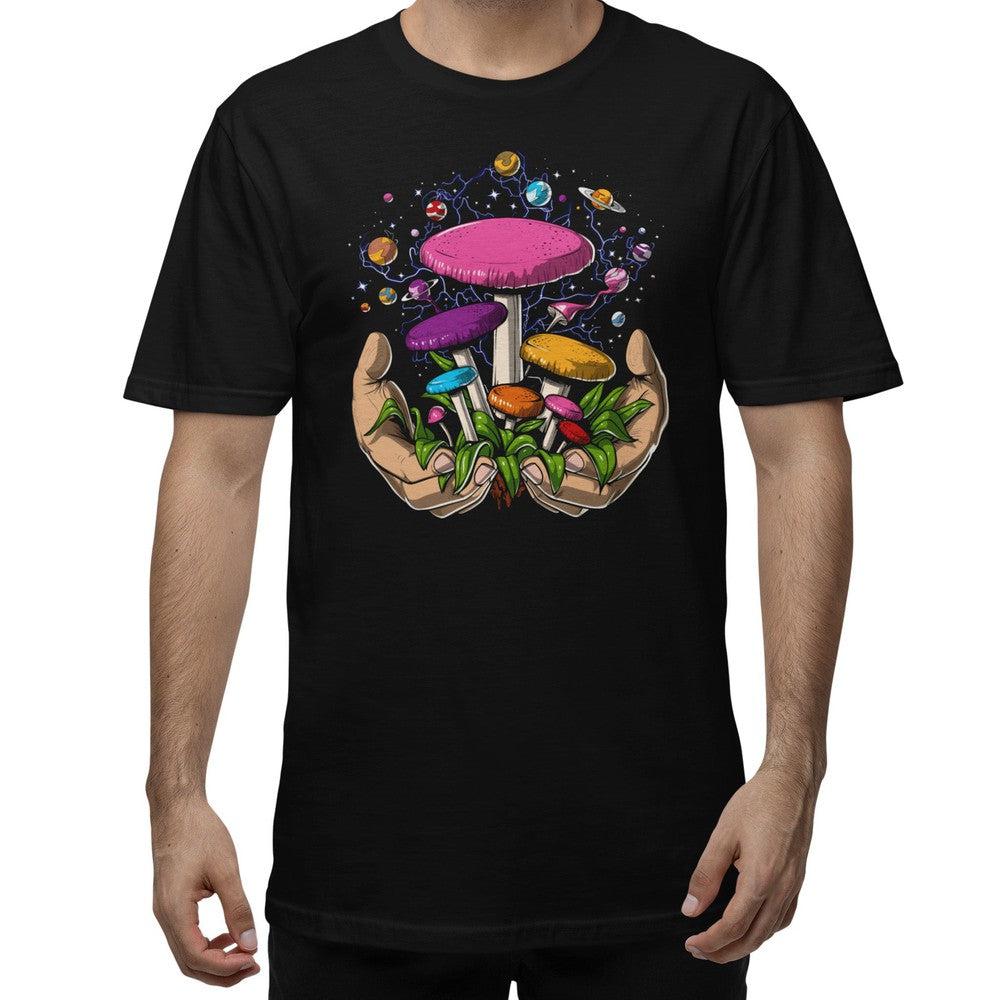 Magic Mushrooms Shirt, Trippy Shirt, Hippie Shirt, Psychedelic T-Shirt, Hippie Clothes, Festival Clothing, Psilocybin Mushrooms, Shroms Shirt, Fungi Tee - Psychonautica Store