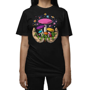 Magic Mushrooms T-Shirt, Trippy Mushrooms T-Shirt, Psychedelic Mushrooms T-Shirt, Mushroom Clothes, Mushroom Clothing, Psilocybin Mushrooms T-Shirt - Psychonautica Store