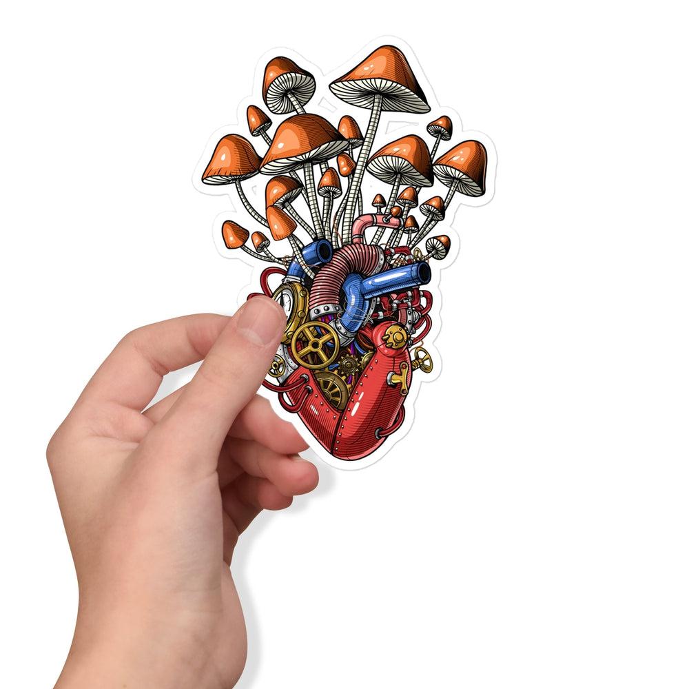 Magic Mushrooms Stickers, Mushrooms Stickers, Steampunk Sticker, Psychedelic Stickers, Hippie Stickers, Shrooms Stickers, Fungi Sticker - Psychonautica Store