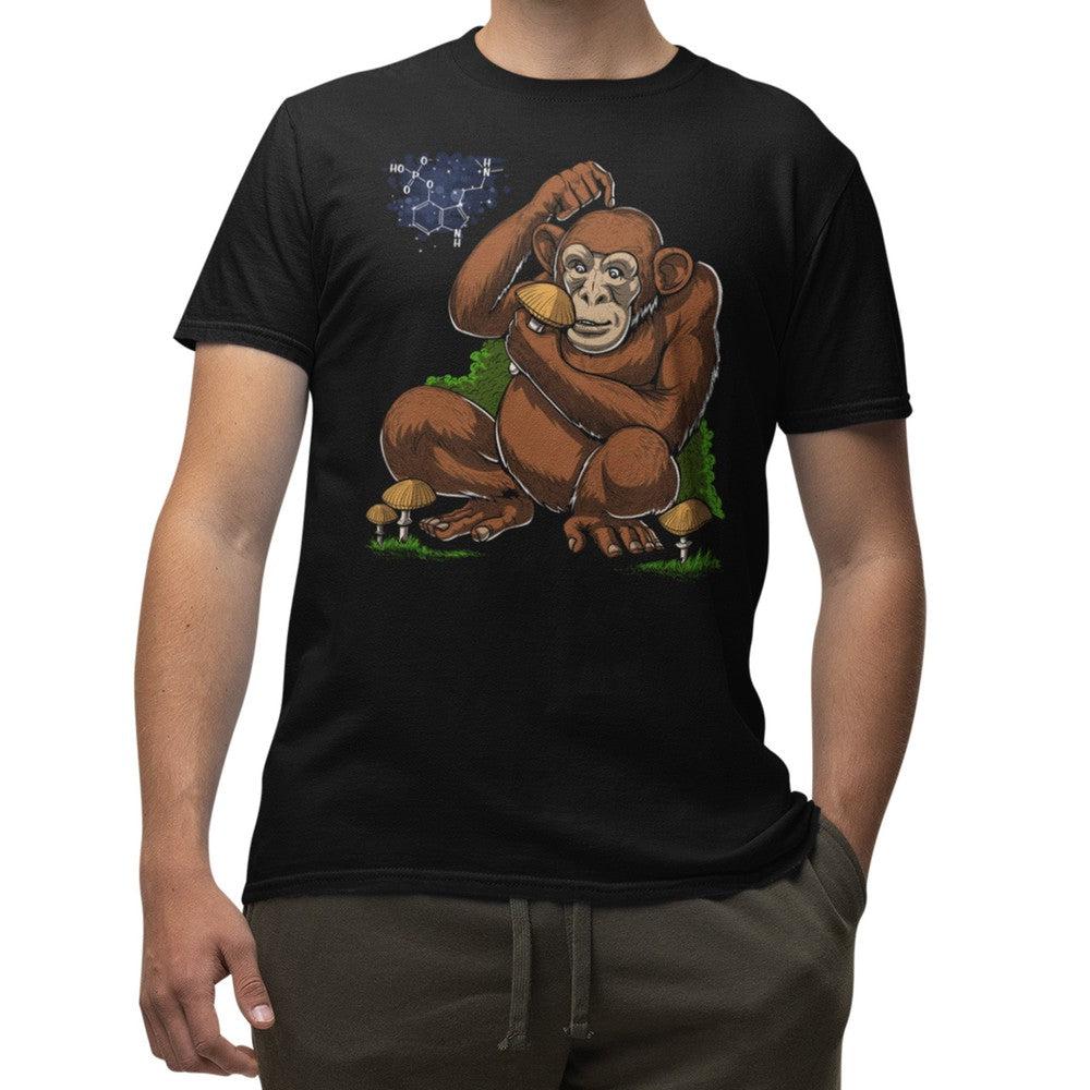 Stoned Ape Theory T-Shirt, Psychedelic T-Shirt, Magic Mushrooms Shirt, Psilocybin Mushrooms Shirt, Mushroom Clothing, Mushrooms Clothes - Psychonautica Store