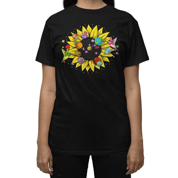 Sunflower Psychedelic Art 2024 Womens T Shirt Festival Clothes