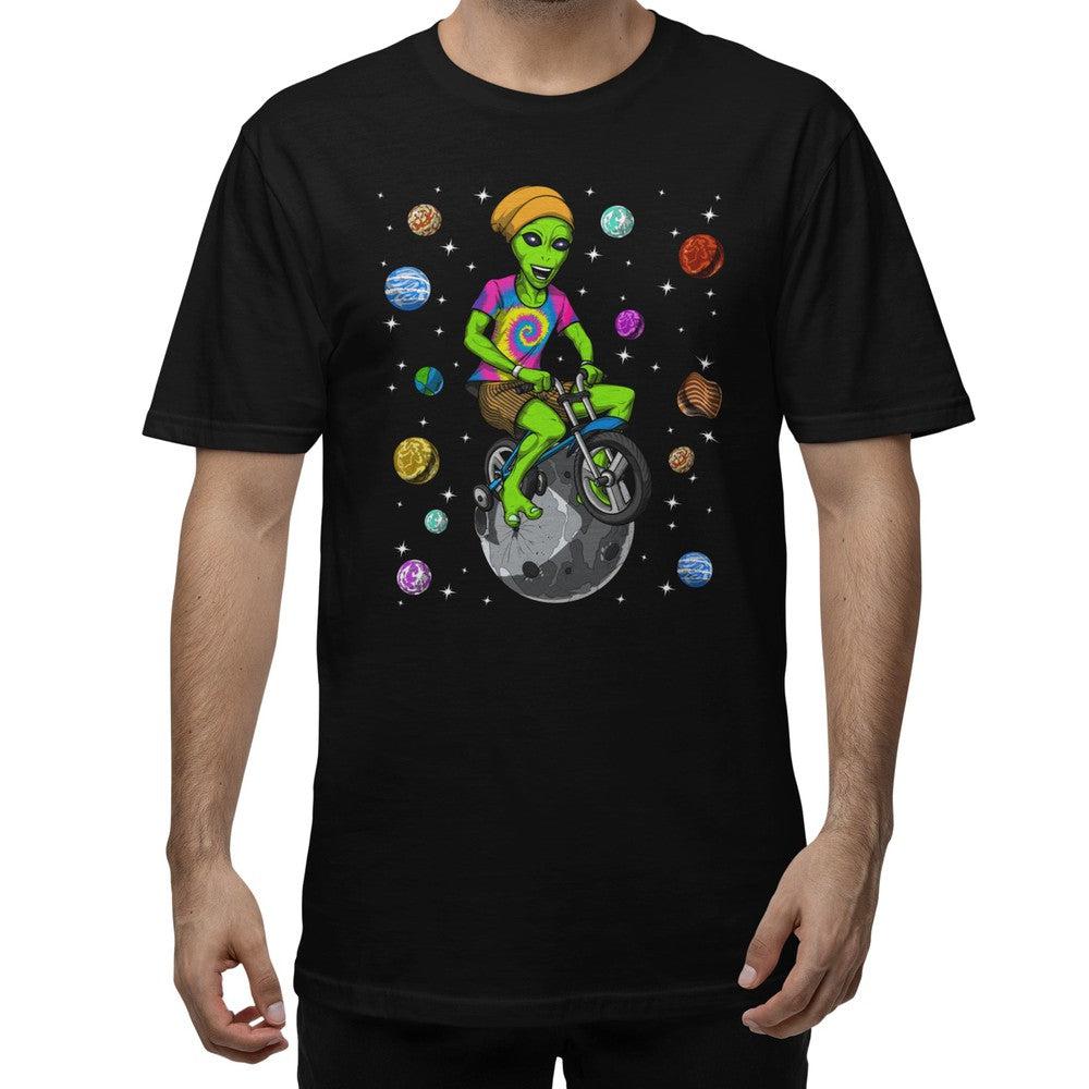 Tie Dye T-Shirt, Alien Hippie T-Shirt, Psychedelic Alien Shirt, Funny Space Alien Shirt, Tie Dye Hippie Tee, Psychedelic Hippie Shirts, Space Aliens Shirt - Psychonautica Store