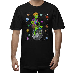 Hippie Tie Dye T-Shirt, Alien Hippie T-Shirt, Funny Alien T-Shirt, Space Alien Shirt, Tie Dye Hippie Clothes, Psychedelic Hippie Clothing - Psychonautica Store