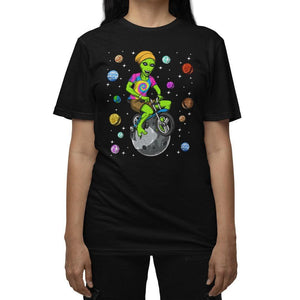 Tie Dye Hippie T-Shirt, Hippie Alien T-Shirt, Funny Alien T-Shirt, Space Alien Shirt, Tie Dye Clothes, Hippie Clothing - Psychonautica Store