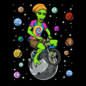 Alien Hippie, Psychedelic Alien, Funny Space Alien, Tie Dye Hippie, Psychedelic Hippie, Space Aliens - Psychonautica Store
