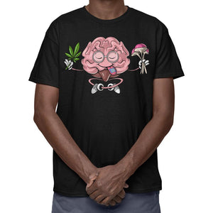 Trippy Brain Shirt, Stoner Brain Shirt, Psychedelic Clothing, Psychedelic Brain Shirt, Psychedelic Clothing, LSD T-Shirt - Psychonautica Store