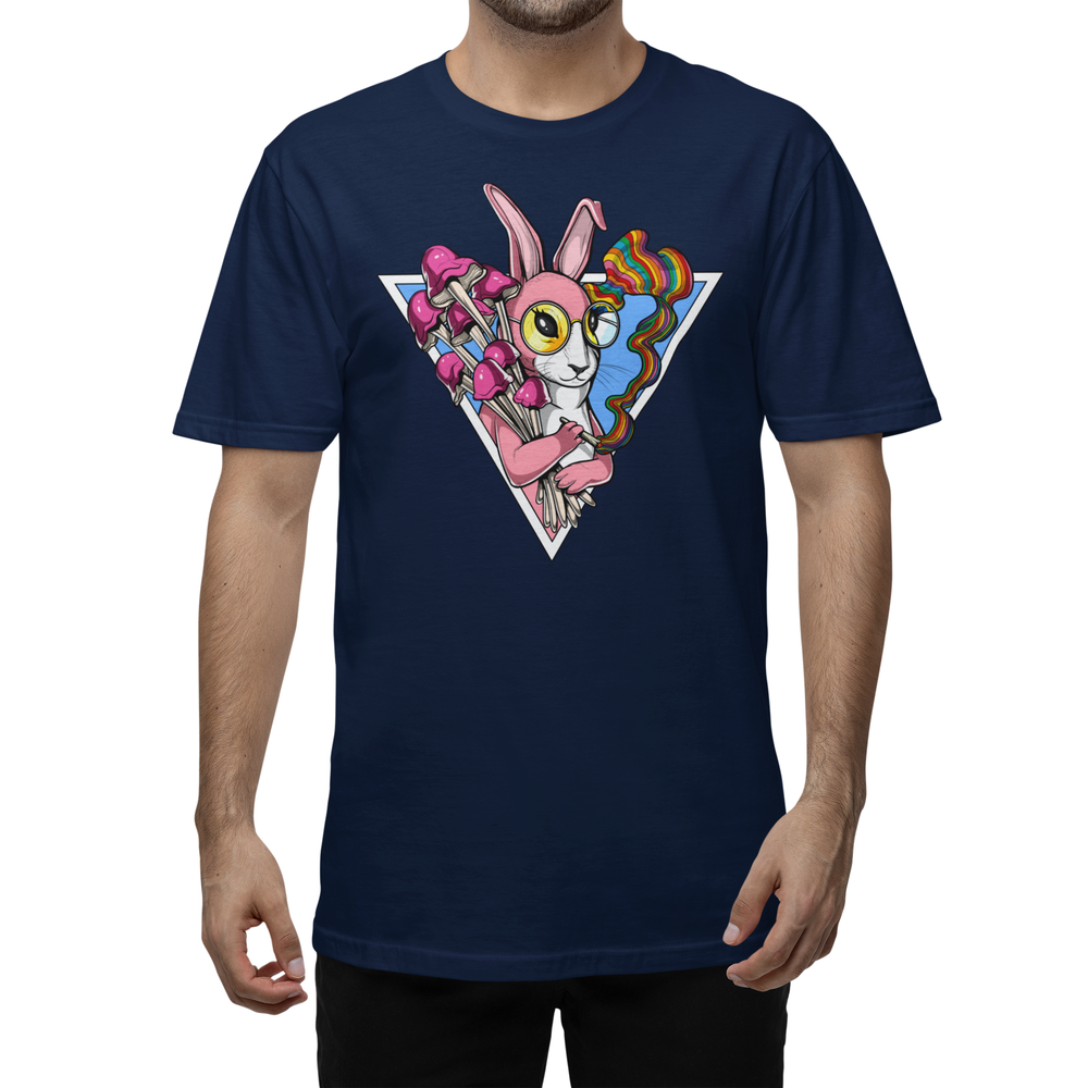 Psychedelic Bunny Psycho Bunny T-Shirt