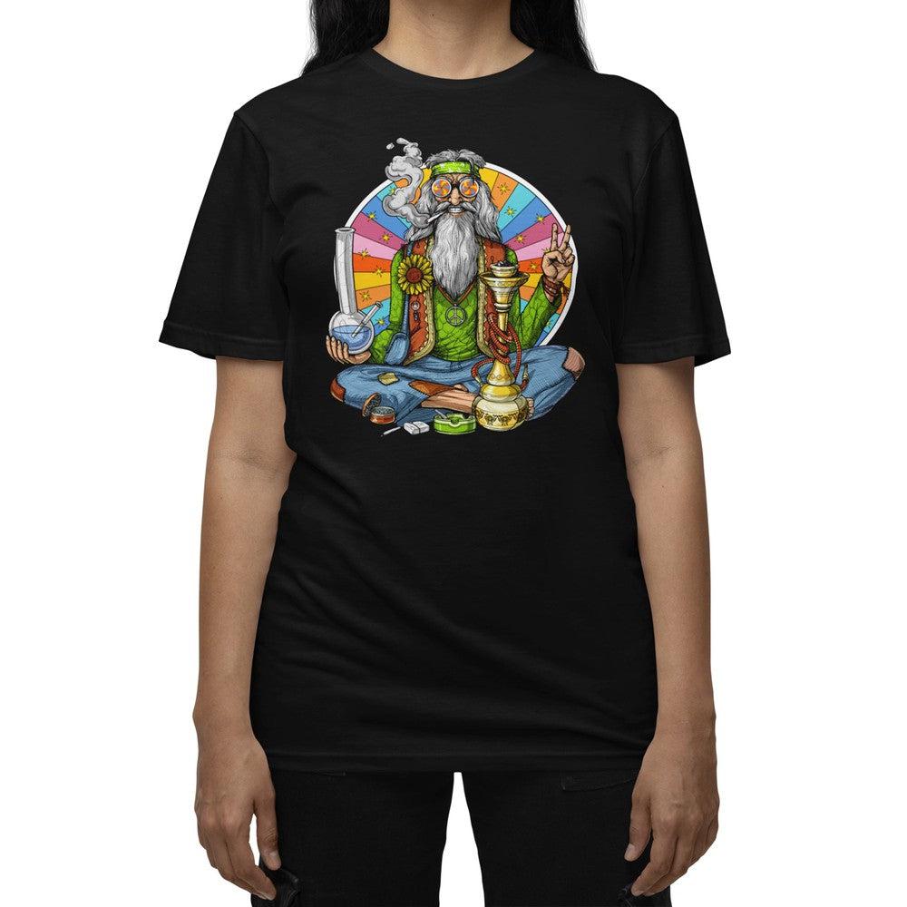 Psychedelic Hippie Shirt, Trippy T-Shirt, Stoner Shirt, Hippie Shirt, Hippie Clothes, Weed Clothing, Hippie Clothing - Psychonautica Store