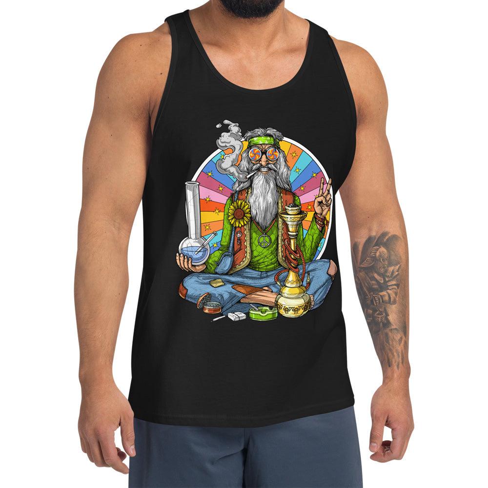 Psychedelic Tank, Stoner Tank, Hippie Tank, Hippie Clothes, Hippie Clothing, Mens Hippie Clothes - Psychonautica Store