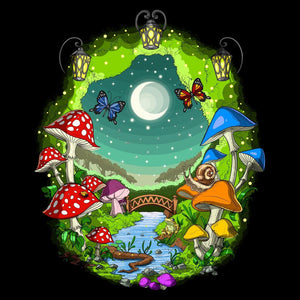 Mushroom Forest, Magic Mushrooms, Psychedelic Mushrooms, Trippy Mushrooms, Shrooms, Forest Fungi - Psychonautica Store