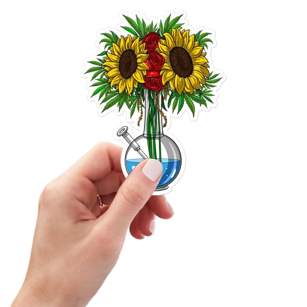 Weed Stickers, Sunflowers Decal, Hippie Sticker, Stoner Stickers, Cannabis Sticker, Marijuana Stickers - Psychonautica Store