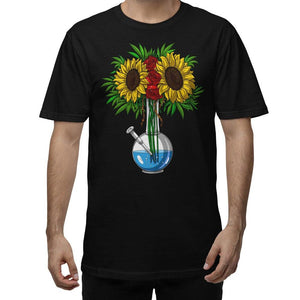 Weed Stoner T-Shirt, Hippie T-Shirt, Hippie Floral Shirt, Marijuana Clothes, Hippie Clothing, Hippie Apparel - Psychonautica Store