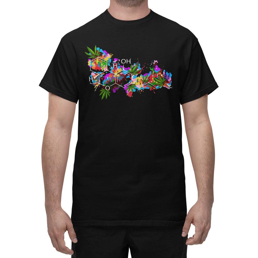 Weed Molecule Shirt, Psychedelic Weed Shirt, Trippy Weed Shirt, Cannabis Shirt, Marijuana Tee, Weed Clothes, Stoner Clothing - Psychonautica Store