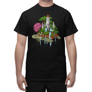 World Turtle T-Shirt, Cosmic Turtle Shirt, Space Turtle Shirt, Psychedelic Turtle Shirt - Psychonautica Store