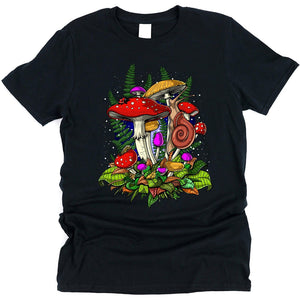 Mushrooms Shirt, Forest Mushrooms Shirt, Psychedelic Mushrooms Shirt, Hippie Shirt, Mushrooms Clothing, Mushroom Clothing - Psychonautica Store