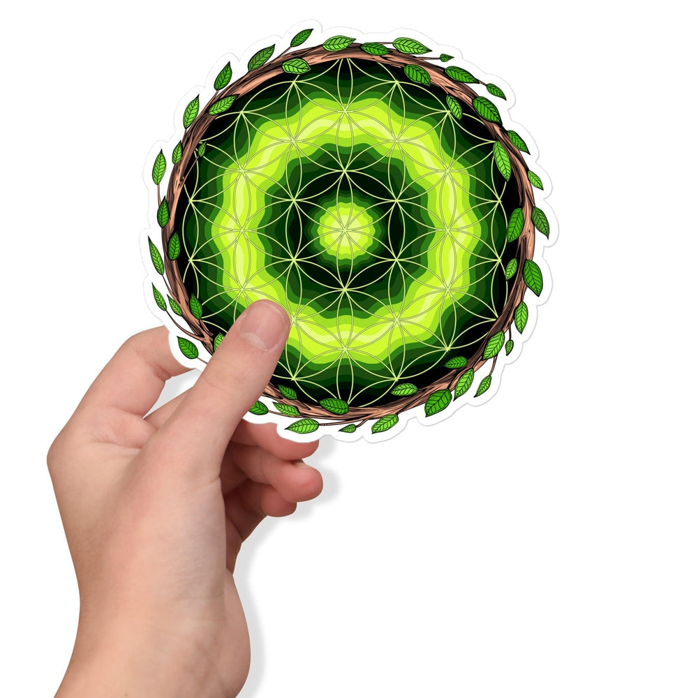Ayahuasca Sticker, Sacred Geometry Sticker, Hippie Sticker, Psychedelic Sticker, Ayahuasca Decals, Ayahuasca Plant, Trippy Ayahuasca Sticker - Psychonautica Store