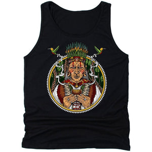 Ayahuasca Shaman, Ayahuasca Tank, Hippie Clothes, Psychedelic Tank, Psychedelic Clothes, Festival Clothing, Ayahuasca Clothing - Psychonautica Store