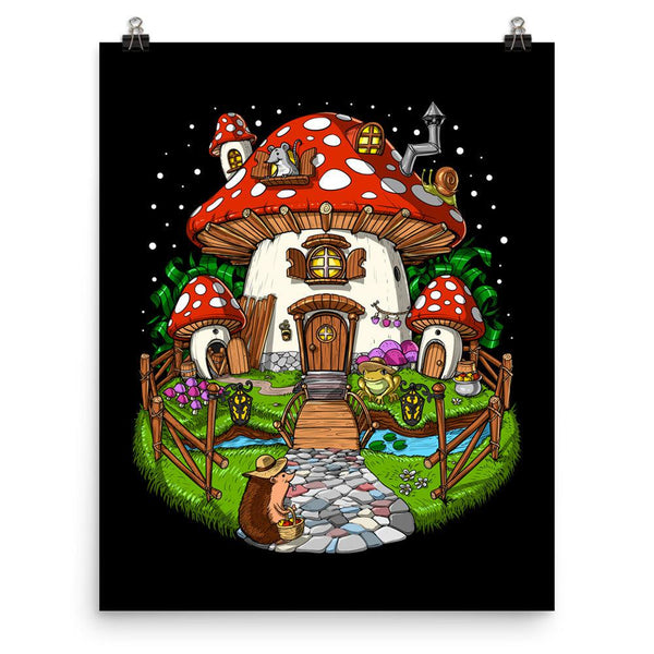 Forest-Mushroom-House-Art-