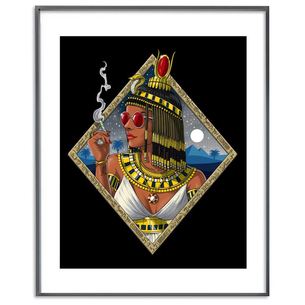Egyptian Goddess Isis Poster, Isis Goddess Hippie Art Print, Egyptian Mythology Deity Poster, Egyptian Isis Art Print, Egyptian Queen Poster, Hippie Stoner Art Print - Psychonautica Store