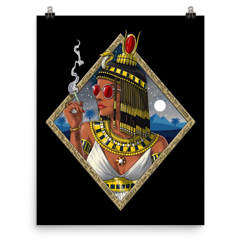 Egyptian Goddess Isis Poster, Isis Goddess Hippie Art Print, Egyptian Mythology Deity Poster, Egyptian Isis Art Print, Egyptian Queen Poster, Hippie Stoner Art Print - Psychonautica Store