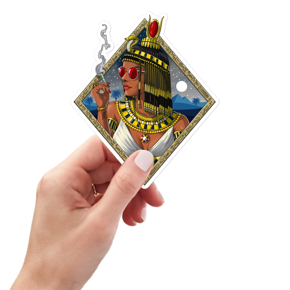 Egyptian Goddess Isis Sticker, Isis Goddess Hippie Sticker, Egyptian Mythology Deity Decal, Egyptian Isis Sticker, Egyptian Queen Sticker - Psychonautica Store