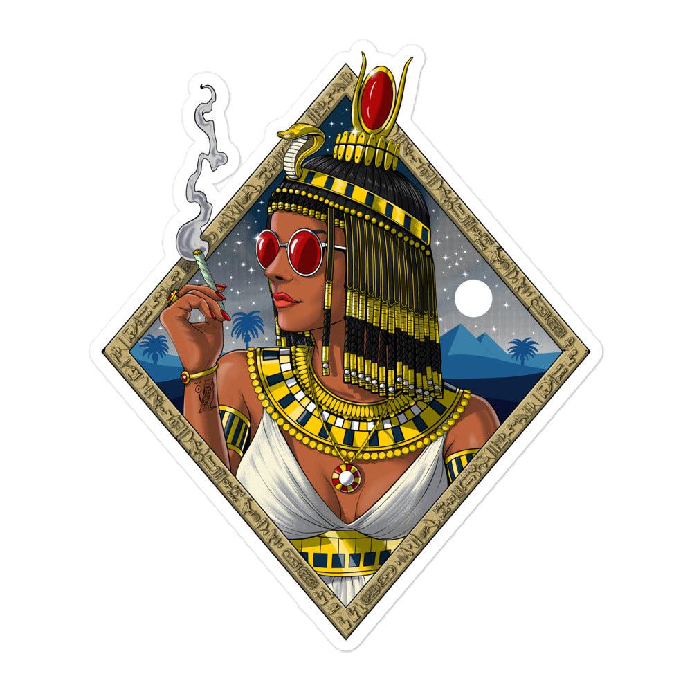 Egyptian Goddess Isis Sticker, Isis Goddess Hippie Sticker, Egyptian Mythology Deity Decal, Egyptian Isis Sticker, Egyptian Queen Sticker - Psychonautica Store