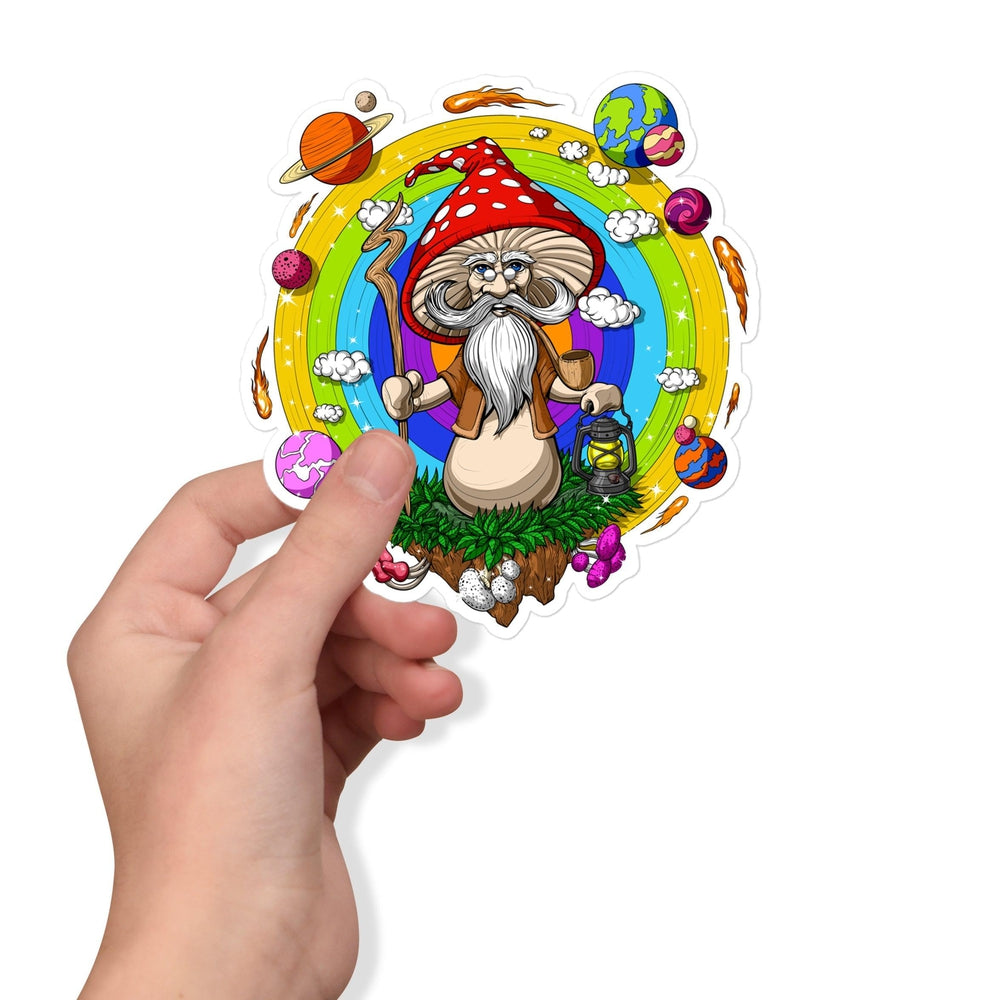 Magic Mushrooms Sticker, Psychedelic Decals, Hippie Stickers, Fungi Vinyl Sticker, Shrooms Stickers, Mushrooms Decals, Hippie Mushrooms Sticker, Amanita Muscaria Sticker - Psychonautica Store